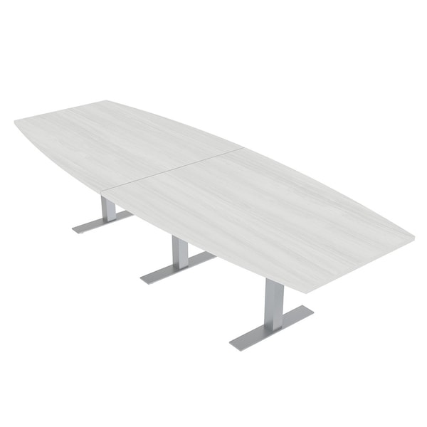 Skutchi Designs 45 in W, 144 in L, 29 in H, Engineered Wood Top, White HAR-BOT-46x143-T-WHCYPRESS - main